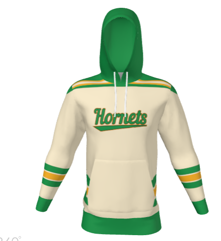 Flurry front Hornets Sublimation Hoodie